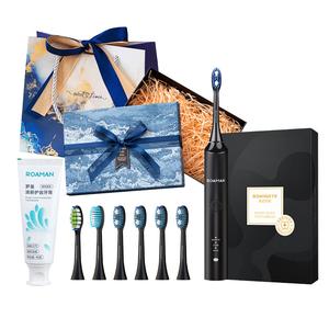 Высокоэффективная умная электрическая зубная щетка Smart Fashion с звуковыми вибрациями, несколько режимов, парная T3 ROAMAN, черный