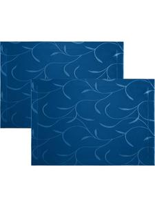 Erwin Müller Набор жаккардовых салфеток под тарелки, 2 шт , Remscheid, синий