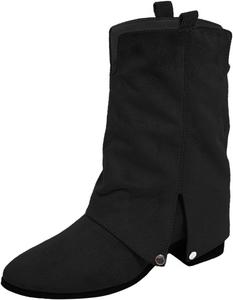 Женские замшевые ковбойские ботинки с отворотом, средняя голень, заостренный носок, массивный каблук, свободные ботильоны для стильного осеннего повседневного и праздничного образа BANGTEUO, Black