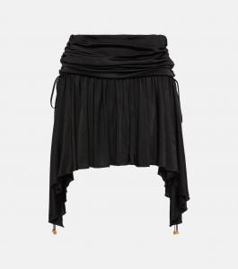 Мини-юбка из джерси Blumarine, Nero