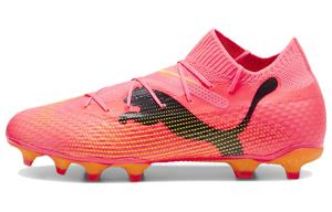 Футбольные бутсы Future 7 Pro FG/AG со шнуровкой 'Pink' PUMA, розовый