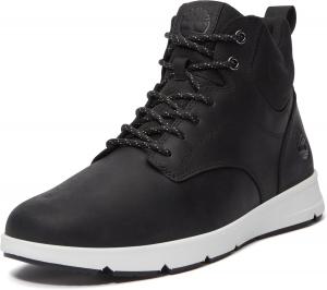 Кроссовки Timberland Mens Parker Street Mid на шнуровке, Black Full Grain