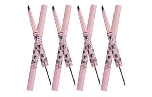 FLORTTE Двусторонний карандаш для бровей с лезвием brown black