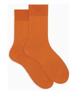 Короткие ребристые носки Gallo, оранжевый