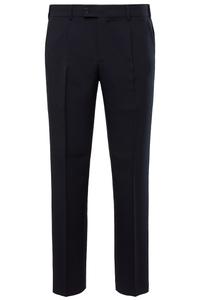 Обычные плиссированные брюки Men Plus, темно-синий