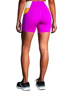 Шорты Brooks Method 5" Short Tights, цвет Mauve/Sand/Sundial