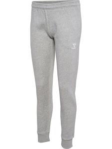 Спортивные брюки "Hmlmover Cotton Cuff Pants Woman" серого цвета Hummel