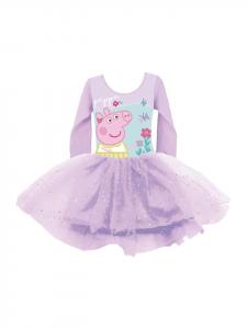 Платье Свинки Пеппы для девочки, розовое с блестящими деталями, на 4 года. Peppa Pig