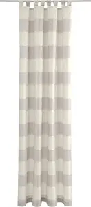 Штора Kaleo петлевая, непрозрачная, 140 x 245 (Ш x В) см, бело-бежево-серо-бежевая Neutex