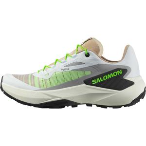 Женские кроссовки для трейлраннинга Genesis с устойчивостью к истиранию, дышащие, с поддержкой и амортизацией SALOMON, белый/коричневый/зеленый