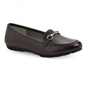 Светящиеся женские лоферы Cliffs by White Mountain, цвет Burgundy Patent