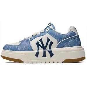 Кроссовки MLB Chunky Liner Skateboarding Shoes Unisex Low-top, голубой