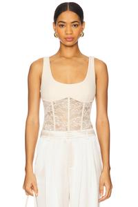 Боди-корсет Kimber от Cami Nyc, bone