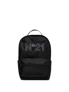 Nº21 Kids рюкзак с логотипом, черный