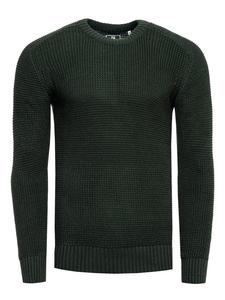 Облегающий свитер крупной вязки с круглым вырезом цвета хаки Rusty Neal