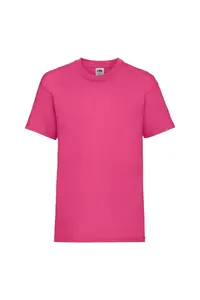 Легкая футболка с короткими рукавами Fruit of the Loom, розовый
