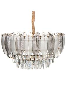 Beliani Люстра CANAGUA из латуни/прозрачного стекла - (Ш) 50 x (В) 80 x (Д) 50 см