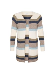 Вязаный кардиган ONLY Carmakoma CARATIJA, серо-коричневый/светло-серый