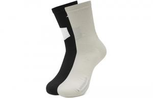 Спортивные носки до середины икры унисекс 2 пары Skechers, 2 пары (Красивый черный/Светло-голубой/0452)