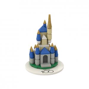 Подарочный набор серии Disney 100 лет, мини-замок для сборки веселые строительные блоки 60 деталей 6489676 LEGO, Disney Mini Castle Building Fun (Official Packaging Is A Transparent Seal Bag)
