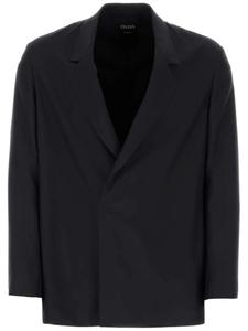 Zegna шелковый пиджак, черный