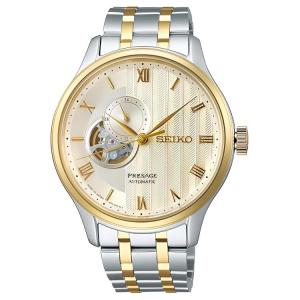 Часы мужские с механизмом Automatic/Manual, стальной браслет, 484 мм SEIKO, золото dial