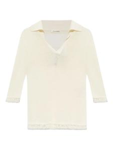 Топ с V-образным вырезом By Malene Birger, белый