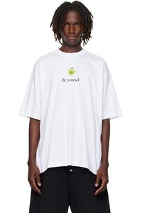 Футболка оверсайз «Будь собой» Vetements, белый