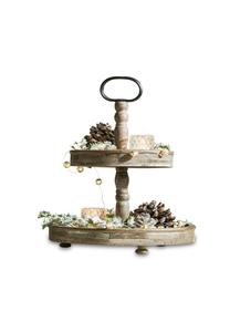 Подставка для торта Амбуаз коричневого цвета Loberon, коричневый