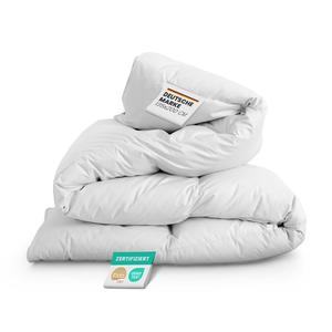 Одеяло 135x200 см - 80% перо / 20% пух Bestlivings, белый