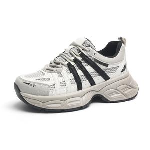 Женские кроссовки с низким верхом, увеличивающие рост, с противоскользящей подошвой и износостойкими дышащими свойствами O.L, Brown