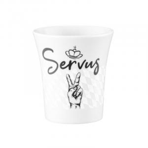 Кружка Sayings с ручкой Hello 0,40 л Seltmann Weiden, белый черный