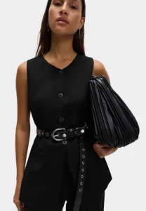 Жилет без воротника Marks & Spencer, Black