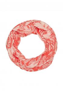 Снуд FEINES LOOP MIT ALL-OVER comma, розовый