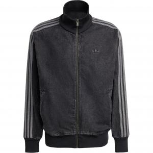 Adicolor FW25 Denim Firebird Track Top куртка-бомбер мужская Adidas Originals, pure черный