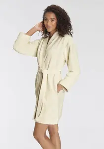 ЛАСКАНА халат Lascana, цвет Vanilla