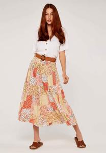 Юбка А-силуэта DITSY FUSION CRINKLE Apricot, оранжевый