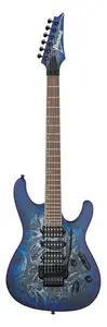 Электрогитара Ibanez S770CZM с массивным корпусом, цвет Cosmic Blue Frozen Matte