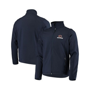 Мужская темно-синяя куртка Chicago Bears Sonoma Softshell с молнией во всю длину Dunbrooke, синий