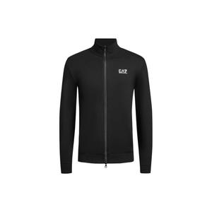 Толстовка с молнией и высоким воротником ea7 EMPORIO ARMANI, черный