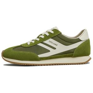 TATA Дышащие низкие повседневные кеды зеленые, цвет Green