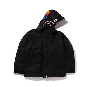 Куртка пуховая Bape Shark Snowboard Down Jacket A BATHING APE, темно-синий NYX
