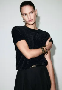 Простая футболка Mango, Black