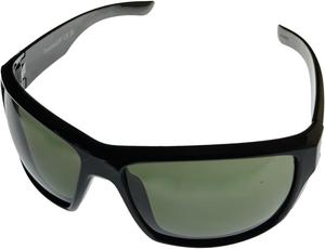 Солнцезащитные очки Timberland мужские, блестящие, черные, пластиковая оправа, зеленые линзы, TB7266. 1N