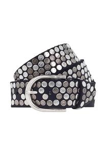 Кожаный ремень с заклепками B.BELT, цвет Liv