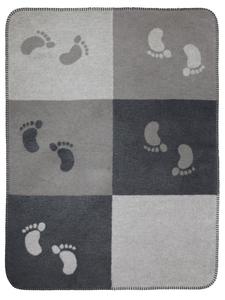 Erwin Müller Хлопковое детское одеяло серого цвета