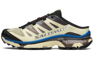Mm6 Maison Margiela X XT 4 Кроссовки для бега Унисекс Низкие Светло-желтый Серый SALOMON