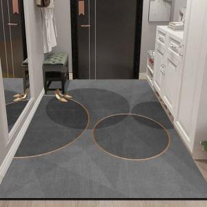 Budis Ковер 60х90 см для прихожей/ванной, впитывающий, нескользящий, с узором "компас"