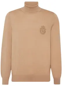 Водолазка с монограммой Billionaire, нейтральный