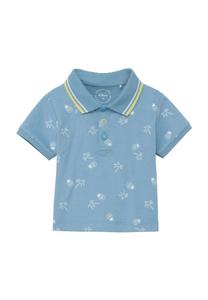 Хлопковая рубашка-поло для младенцев и малышей S.Oliver, синий